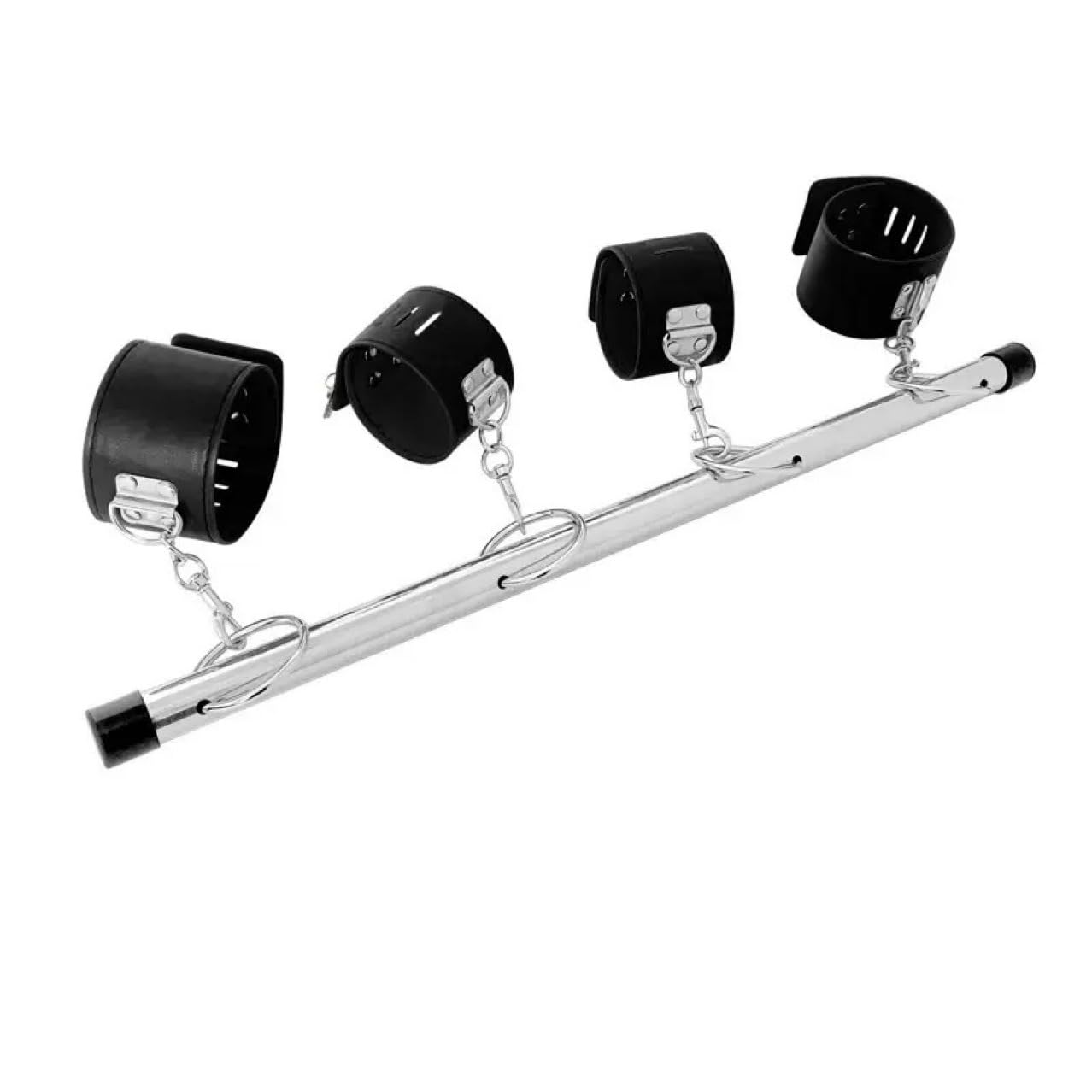 Yoga pole cuero bondage entrenador, yoga fitness escenarios de entrenamiento. Resistente y ajustable con esposas para manos y pies