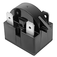 Vista 1 de XQSMWF Relé de arranque QP2-4R7 3Pin 4.7 Ohm Compatible con Frgidaire Maytag Haier Igloo Vissani
