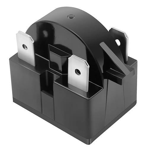 XQSMWF Relé de arranque QP2-4R7 3Pin 4.7 Ohm Compatible con Frgidaire Maytag Haier Igloo Vissani