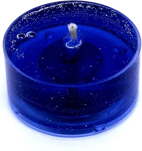 Miniatura 4 de Dark Blue 24 Pack Unscented Up to 8 Hour Mineral Oil Based Tea Light Candles for Home and Special Events by The Gel Candle Company™