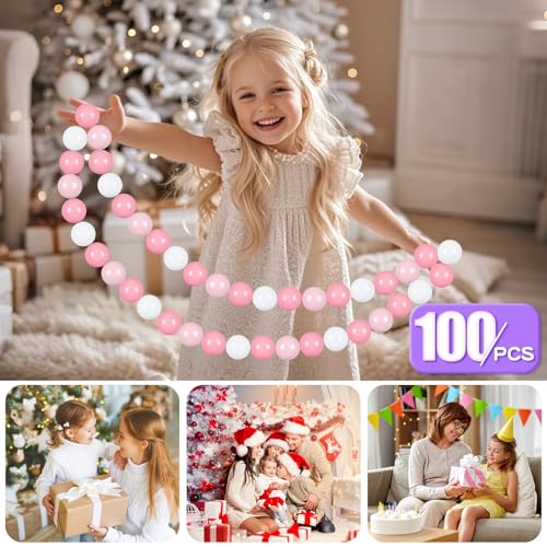 image for GOGOSO Ball Pit Balls 100 PCS for Toddles, Kids Plastic Balls for Ball