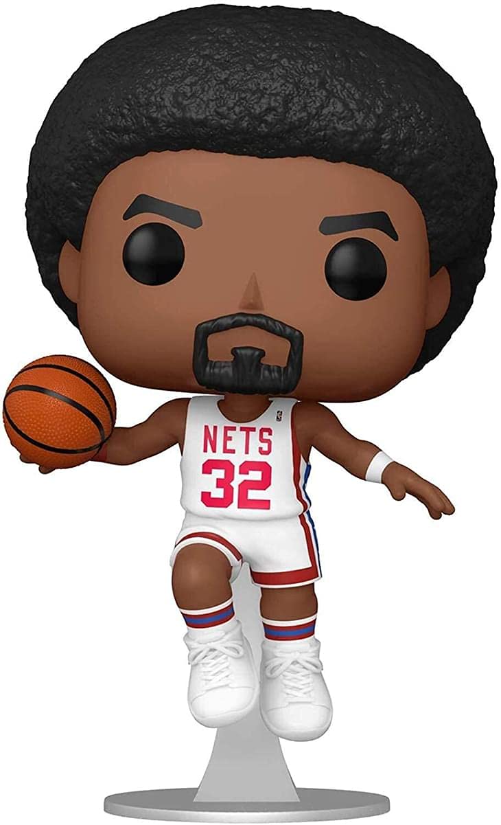 Pop! NBA: Legends - Julius Erving​ - (Nets Home) Vinyl - Collectable Vinyl Figure - Gift Idea - Official Merchandise - Toys for Kids & Adults - Sports Fans - Model Figure for Collectors