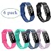 Produktbild Ruentech Kompatibel mit Fitbit Ace 2 Kids Activity Tracker Strap Band Ersatz Bunte & Größe Armband Kompatibel mit Fitbit Ace 2 Sport Smartwatch Accessroies (6-B, SMall)