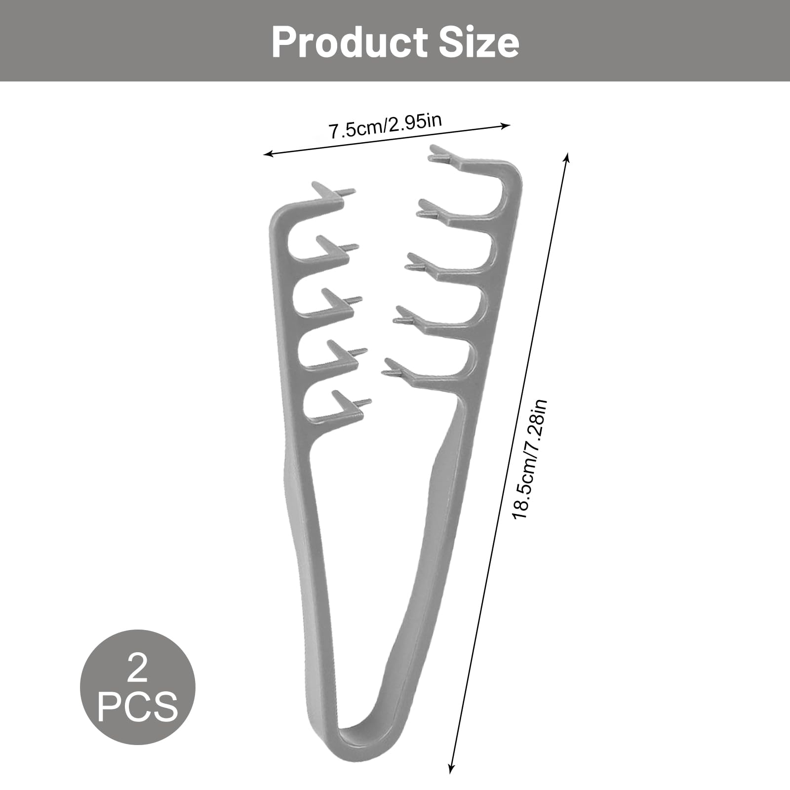 2 Pièces Peigne Cheveux À Texture Pliable, Peigne Grosse Dent Large, Outil Volumisant les Racines, Accessoire Peignes Coiffants Cheveux, pour Un Toilettage Volumineux et Précis