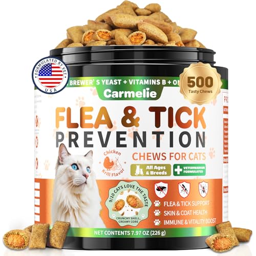 Amazon Best Sellers: Best Cat Flea & Tick Topical Treatments - Best Cat Flea And Tick Spray For Berber Carpet