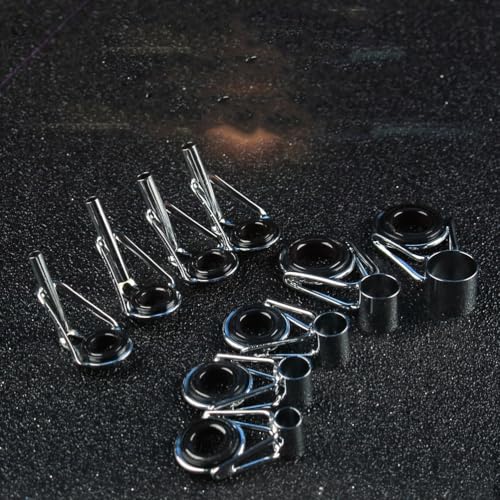 Kit de 36 piezas para guías de caña de pescar en caja miniatura 6