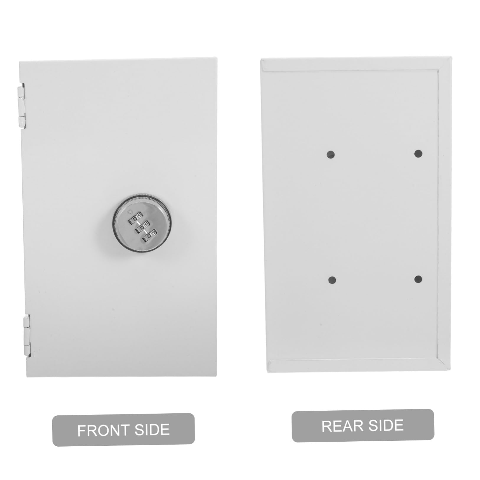INOOMP Caja Protectora para Enchufes Exteriores de Acero Inoxidable Cerradura, Resistente y Segura para Espacios Públicos y Uso en Exteriores
