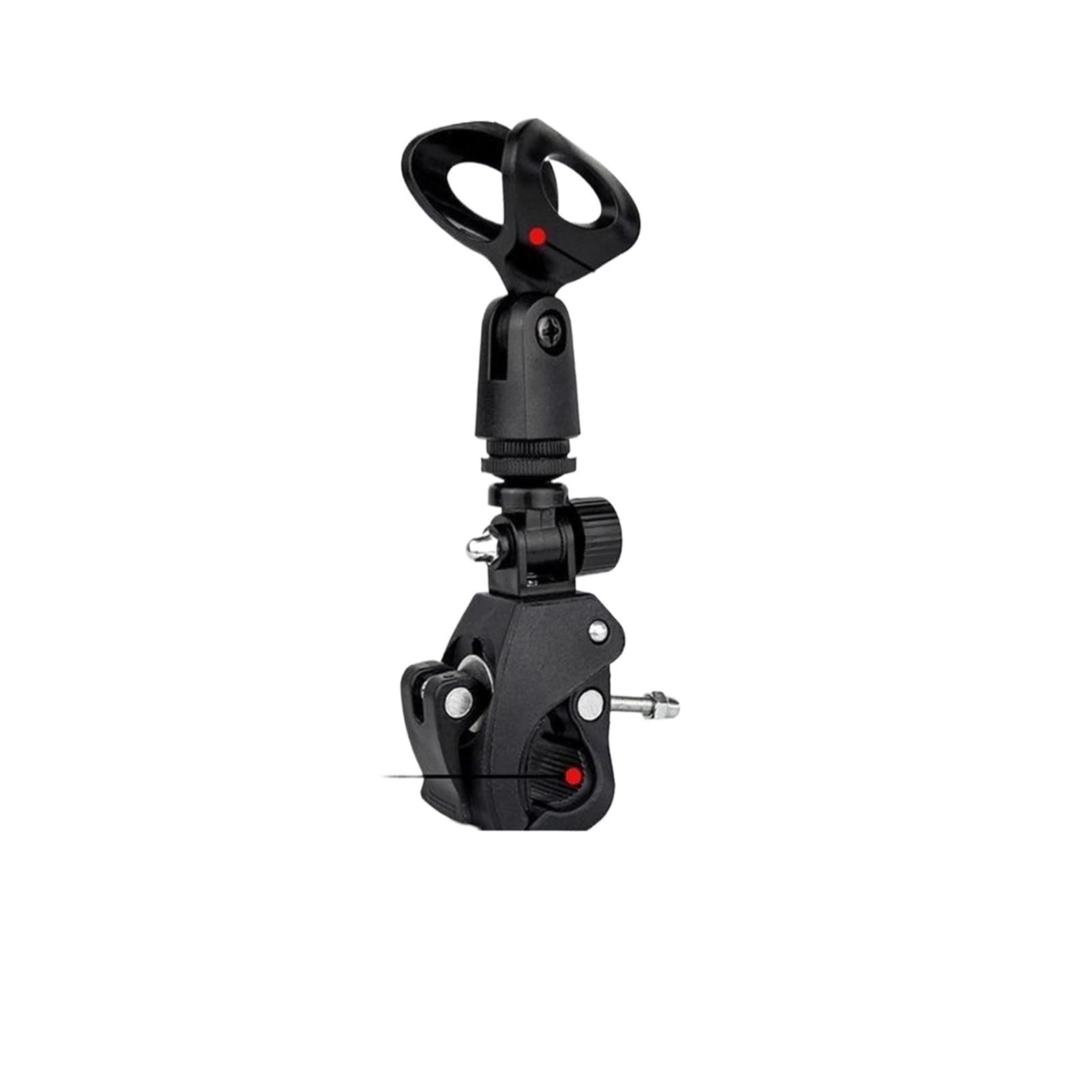 Drum Microphone Clips 1Pcs Drum Mic Clip Holder Microphone Crab Clamp Mount for Stand& Rim Adjustment 5/8 to 3/8 Thread(70 * 47cm)