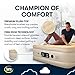 Serta Raised Air Mattress with Never Flat Pump | Size: Queen 18