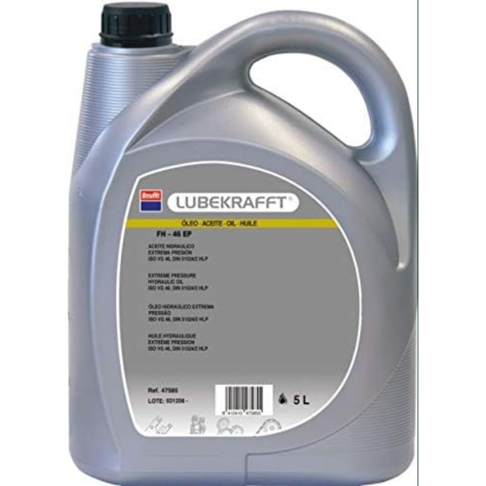 Krafft FH-EP 46 HLP-HM Type Hydraulic Fluid, 5 L