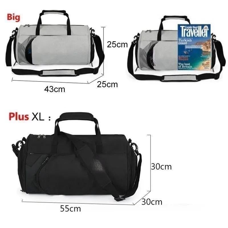 Bolsa de deporte for gimnasio for hombre y mujer, impermeable, for deportes, for viajes, personal, plegable, impermeable, cómoda, adecuada for viajes, deportes, natación, yoga, fitness y entrenamiento