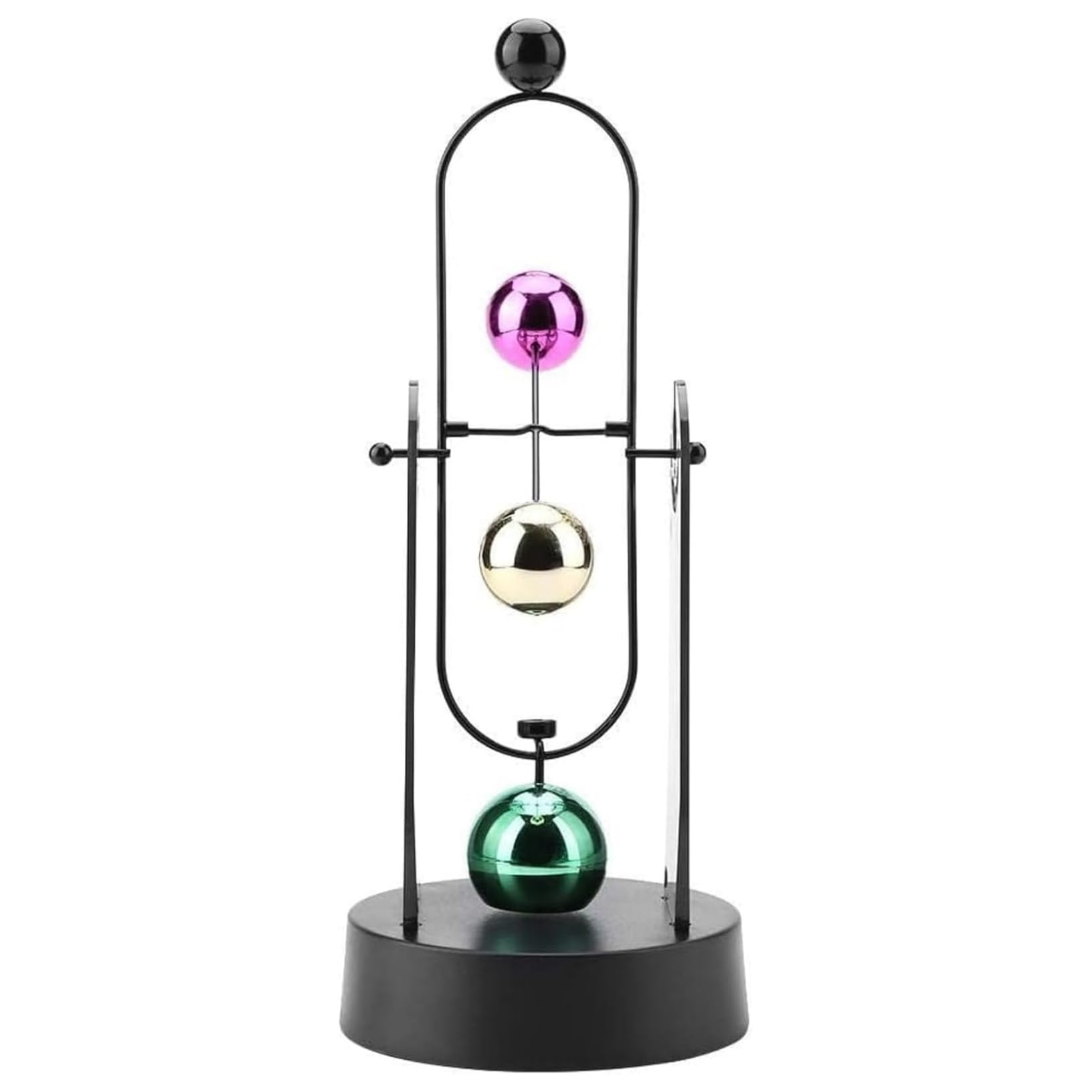 Perpetual Motion Toy, Perpetual Motion Machine, Electronic Swing Commotion for Home & Office Battery Powerd Physics Toys Adults Kids