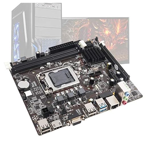 B75 Motherboard with USB 3.0 & SATA3, LGA1155 Socket Desktop Motherboard, DDR3 Memory Support, HD Graphics, ATX Form Factor for PC Builds & Upgrades