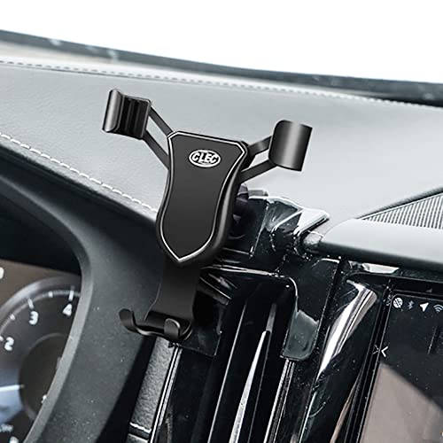 KUCOK Car Phone Holder for Volvo XC60 2018-2023, Gravity Vertical Screen Custom Fit Air Vent Cell Phone Mount for 4.7-6.7 Inch iPhones and Samsung, Dash Mount for XC60