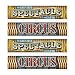 Beistle 54979 Vintage Circus Banners 4 Piece, 15" x 5', Multicolored