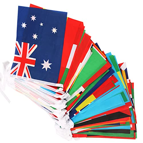 Drapeaux du monde de 25m pour fête internationale et club de sport