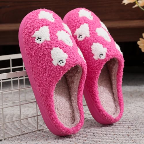 Image of Halloween Christmas Slippers Holiday Slipper House Shoes Home Slipper for Women Fuzzy Outdoor Indoor Bedroom Slippers