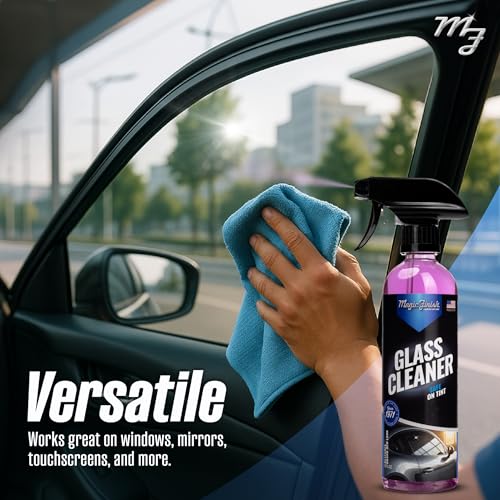 Magic Finish Car Glass Cleaner (16 fl oz) – Ammonia-Free Window Cleaner Spray for Interior & Exterior Auto Glass – Anti-Fog, Streak-Free Car Cleaning Supplies for Tint, Mirrors & Screens