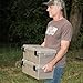 MTM ACDC30, Divided Ammo Crate Utility Box, Water- Resistant, Stackable, Snap Latch, USA Made, Dark Earth