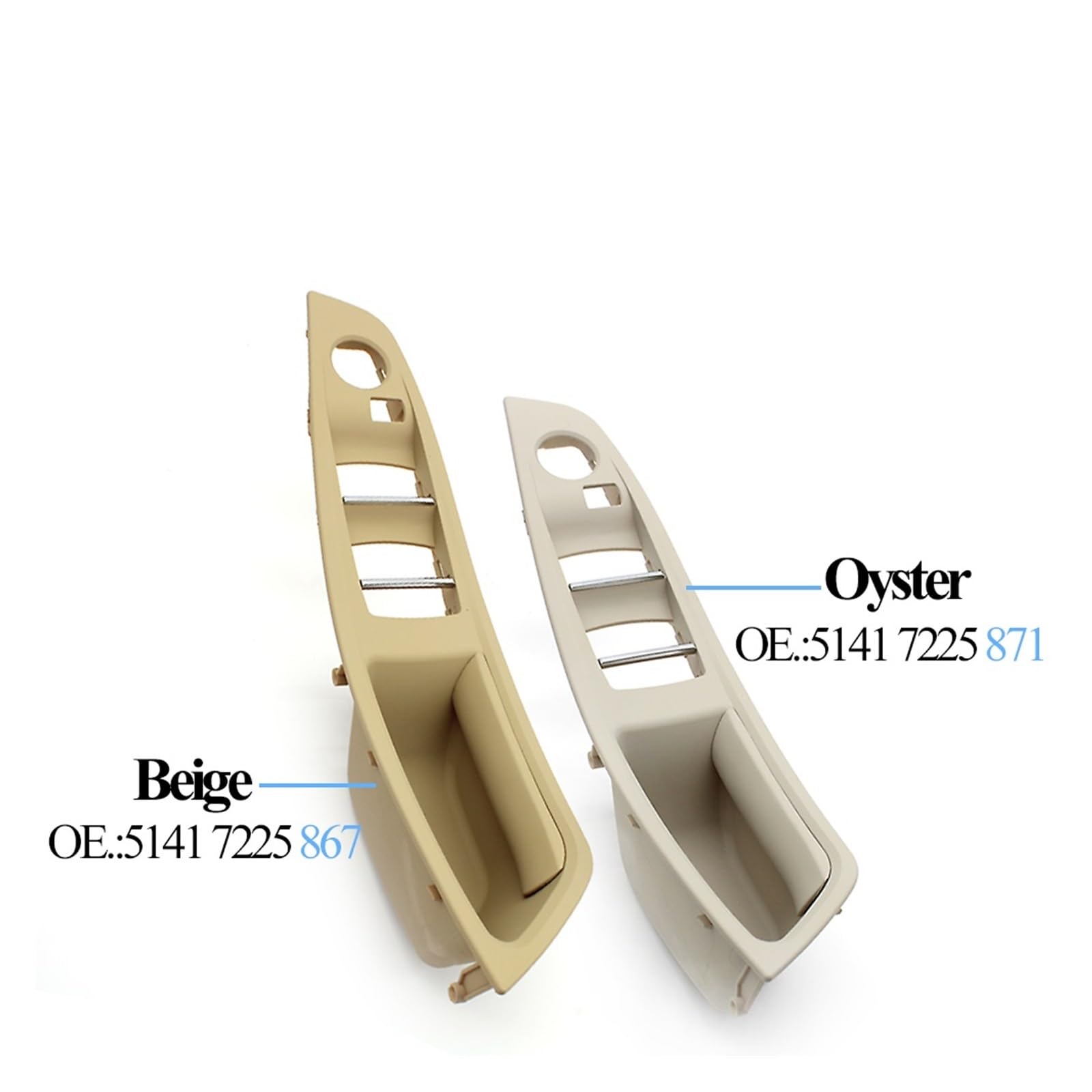 DZSNBMSHD Türgriff Armlehne Für BMW 5er F10 F11 - Ersatz Für 51417225865 (LHD Schwarz)