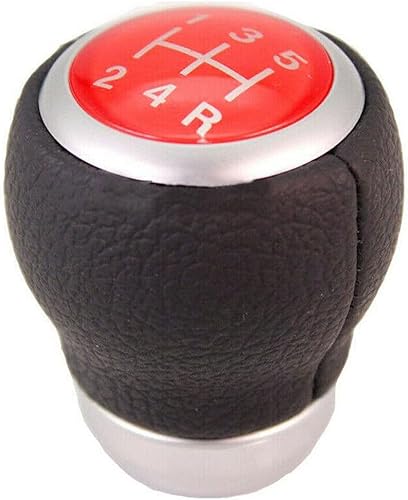 TEAMWILL Pomo de palanca de cambios de 5 velocidades para Subaru Impreza WRX STI Outback Fitsester 2010-2018