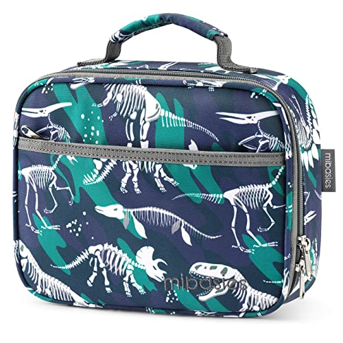 Mibasies Kids Lunch Box For Girls And Boys Toddler Insulated Lunch Bag (Camo Dinosaur) #TOP12