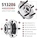 JLEO 513286 (Pair) Front Wheel Bearing for DODGE JOURNEY 2009 2010 2011 2012 2013 2014 2015 2016 2017 2018 2019 2020 Wheel Hub Assemblies Replacement