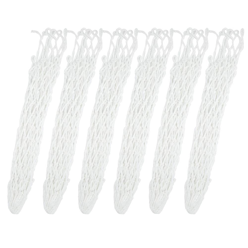 Leapiture 6PCS Set Billiards Net Pocket White Hole Billiards Net Pocket Billiards Net Pocket Billiards Table Accessories for Billiard Clubs Home Game Rooms