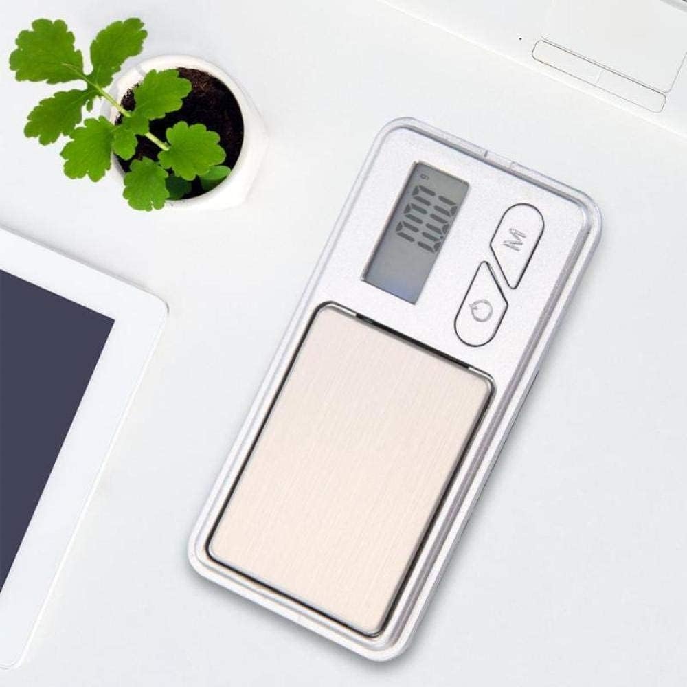 Do kuchni i biżuterii cyfrowa waga, precyzyjna wielofunkcyjna precyzyjna waga, przenośna kieszonkowa waga jubilerska, cyfrowa waga elektroniczna (Jabłko Zielone-100g/0.01g)