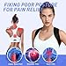 Asahaye Posture Corrector for Women and Men, Adjustable Back Brace Posture Corrector for Upper & Mid Spine Support, Breathable Back Brace for Improving Neck, Shoulder and Back Posture Pain Relief