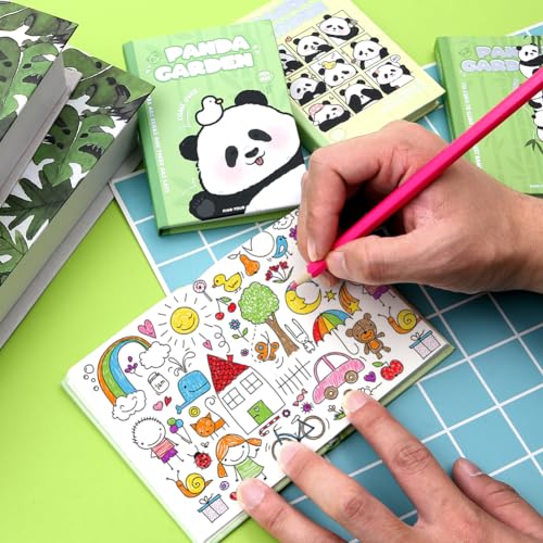 Carnet A7 panda mini bloc notes rigide pour ne plus perdre vos idées de poche - 6