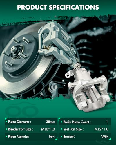 Image of SCITOO Rear Left Disc Brake Caliper With Bracket 19B2719