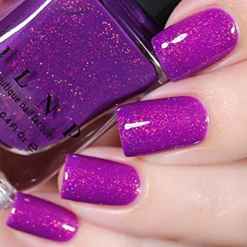 Image of ILNP Paisley - Dark Magenta Holographic Shimmer Nail Polish