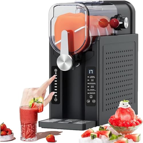 1.6L Slushie Maker - No Ice Needed Frozen Drink Machine with 6 Preset Programs for Margaritas, Slushies, Milkshakes & More - LED Display & Self-Cleaning Feature