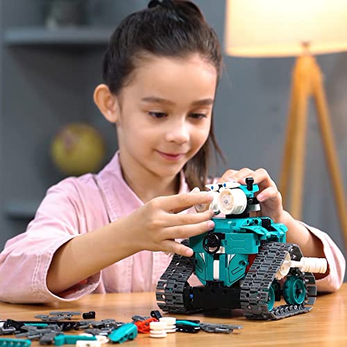 Image of IQKidz APP /Remote Control STEM Building Kits for Kids Ages 8-12 - 3 in 1 RC Robot Car Toys, 440 Pcs Educational Science Projects, Gift Ideas for Boys Girls