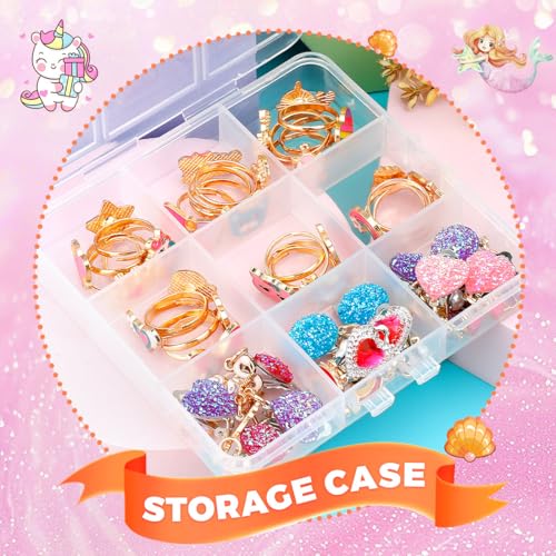 Kids' Adjustable Jewelry Set with Clip Earrings - $15.98 - Image 4