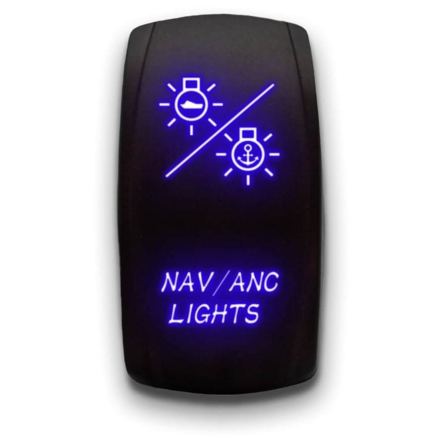 Amazon.com: NAV ANC Lights - Blue - Laser Etched Toggle