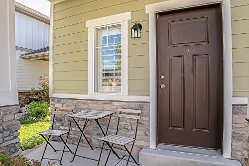 Coramdeo Outdoor Waterproof Wall Porch Light, Wall Sconce For Porch, Patio, Deck, E26 Medium Base Socket, And Outdoor Light Fixture Suitable For Wet Locations, Aluminum Cast With Black Finish #TOP3