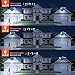 WdtPro Solar Lights Outdoor Flood Light, 3500LM Bright Motion Sensor Outdoor Lights, 3 Heads & Upgrade Glass Panel, LED Solar Powered Security Light Spotlights Waterproof for Outside Yard-2Pack