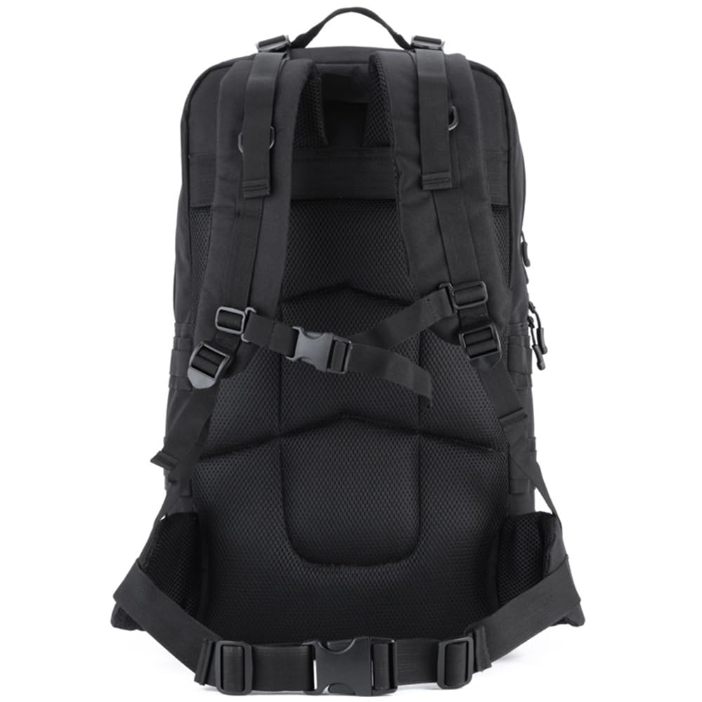 Eysee 55L Nylon fabric Backpack, Outdoor Backpack, Camping Hiking Backpack,Trekking Daypack, Black, 33 cm (L)*58 cm (H)*25 cm (W)