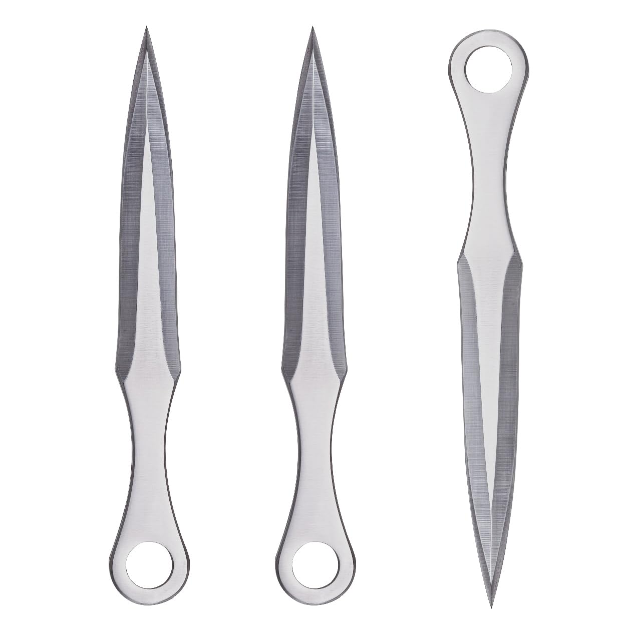 Knight Throwing Tools,Kunai, 8.66in, 5,29oz, Products with Full Tang Stainless Steel Design and Protective Nylon Sheaths, Outdoor Recreation and Competition(Knight)