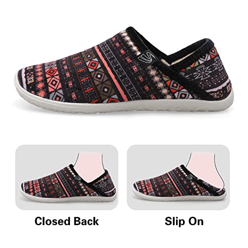Image of Spesoul Fuzzy House Slippers for Women Men Indoor Closed Back Lightweight Cozy Faux Furry Lining Barefoot House Shoes Slipper Socks for Bedroom Home Office Yoga Outdoor Walking Shoes