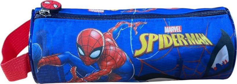 arlis Trousse Scolaire Spiderman, Ronde - Dimensions: 23 x9x9 cm (Spiderman)