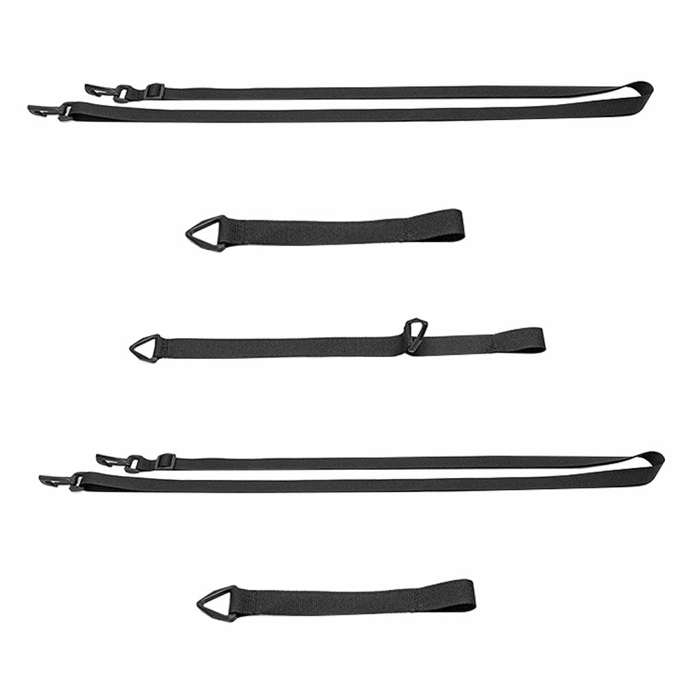 tooloflife 5-teiliges Sonnenschirm Befestigungsgurt Set, Verstellbarer Windschutz Gurte Kit, Robuste Schirm Sturmsicherung für Ampelschirm Garten