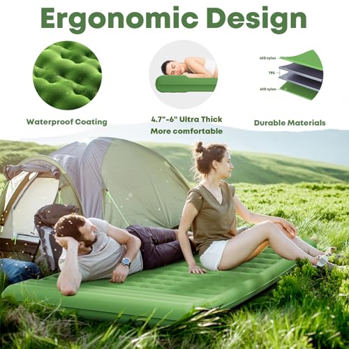 Sleeping-Pad-47-Extra-Thick-Upgraded-Reinforced-Support-Structure-with-Built-in-Foot-Pump-and-Pillows-Portable-Camping-Air-Mattress-Bed-for-Tent-Backpacking-Hiking