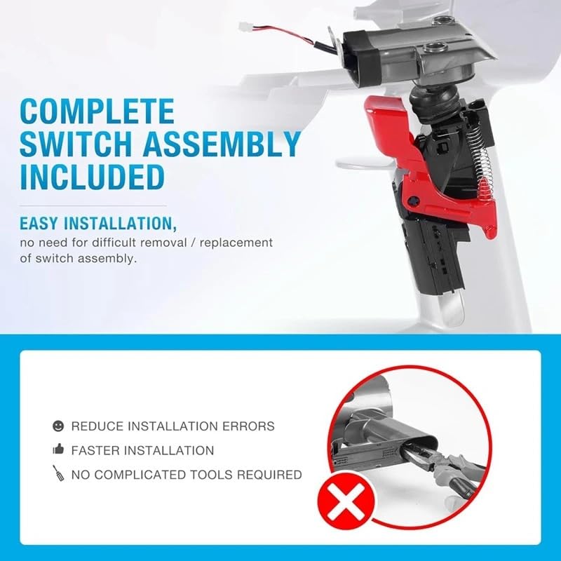 Aspirapolvere Corpo Principale Gruppo di Servizio Alloggiamento, Compatibile con Dyson, V8 SV10, Sostituzione Alloggiamento Corpo Principale Gruppo, Parti di Ricambio for Aspirapolvere