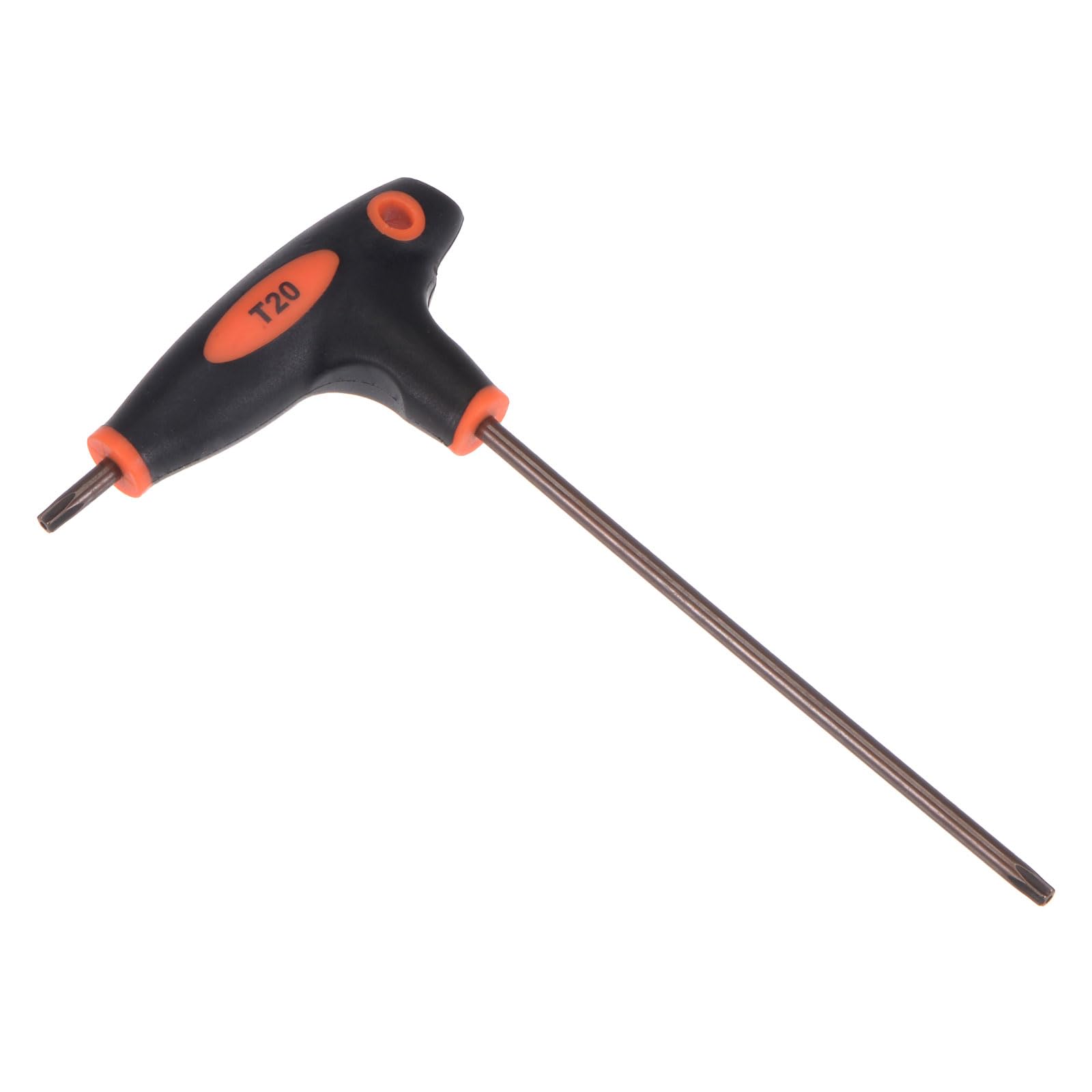 CoCud Tamper Proof Torx Key, T20 Torx, S2 Steel T-Handle Star Wrench Red