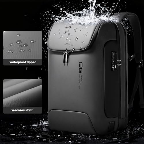Image of BANGE Anti-Theft Backpack with USB Charging Port 17.3 Inch Business Laptop Backpack