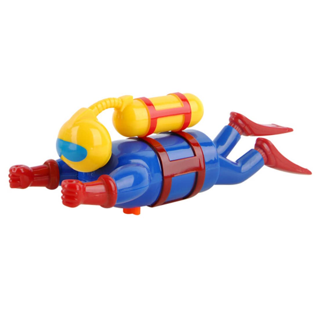 Licsaliwe Wind Up Diver Bath Toy, Underwater Adventurer Swim Time Fun for Toddlers & Children