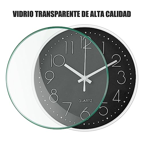 Mejores comprativas On-line Reloj de pared negro - cinco favoritos. 29 Imagen adicional